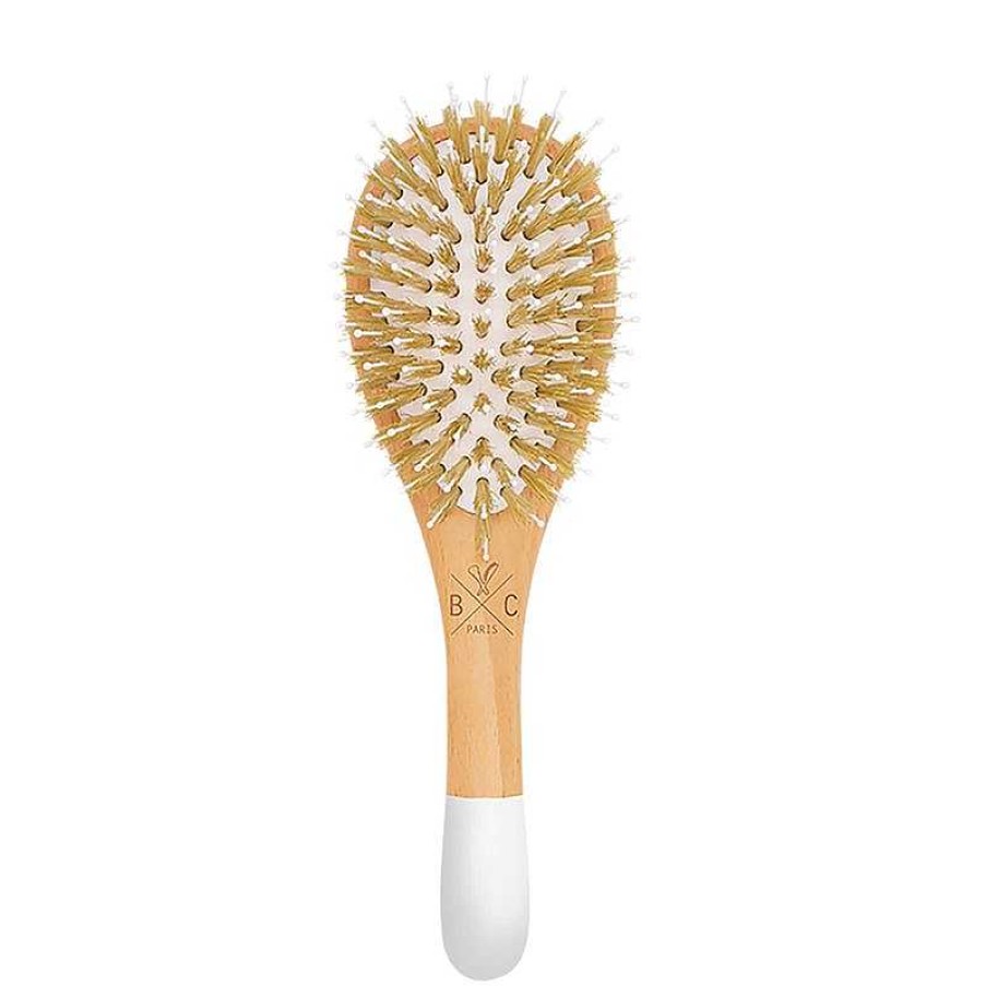 Haare BACHCA | Bachca Wooden Hair Brush - Boar & Nylon Bristles - Small Size