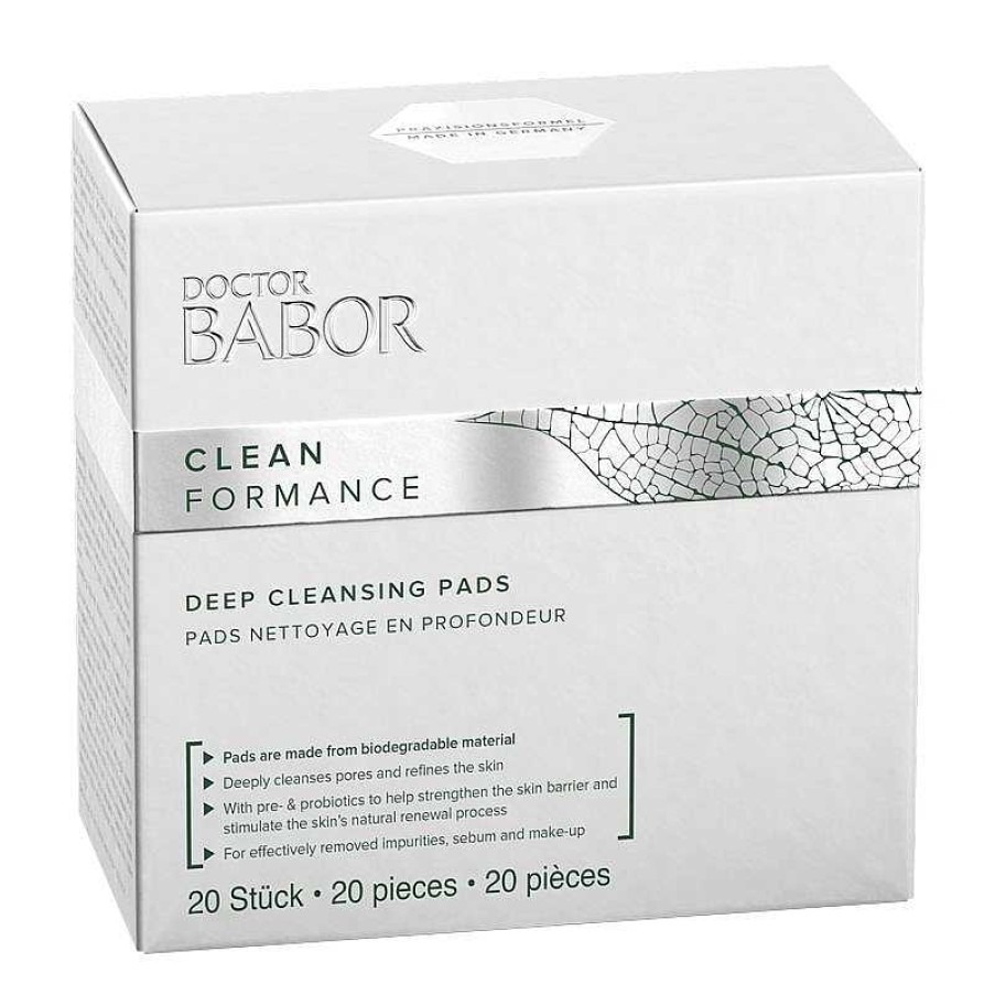 Gesicht BABOR Reinigung Mischhaut | Doctor Babor Cleanformance Deep Cleansing Pads 20 St Ck - Refill