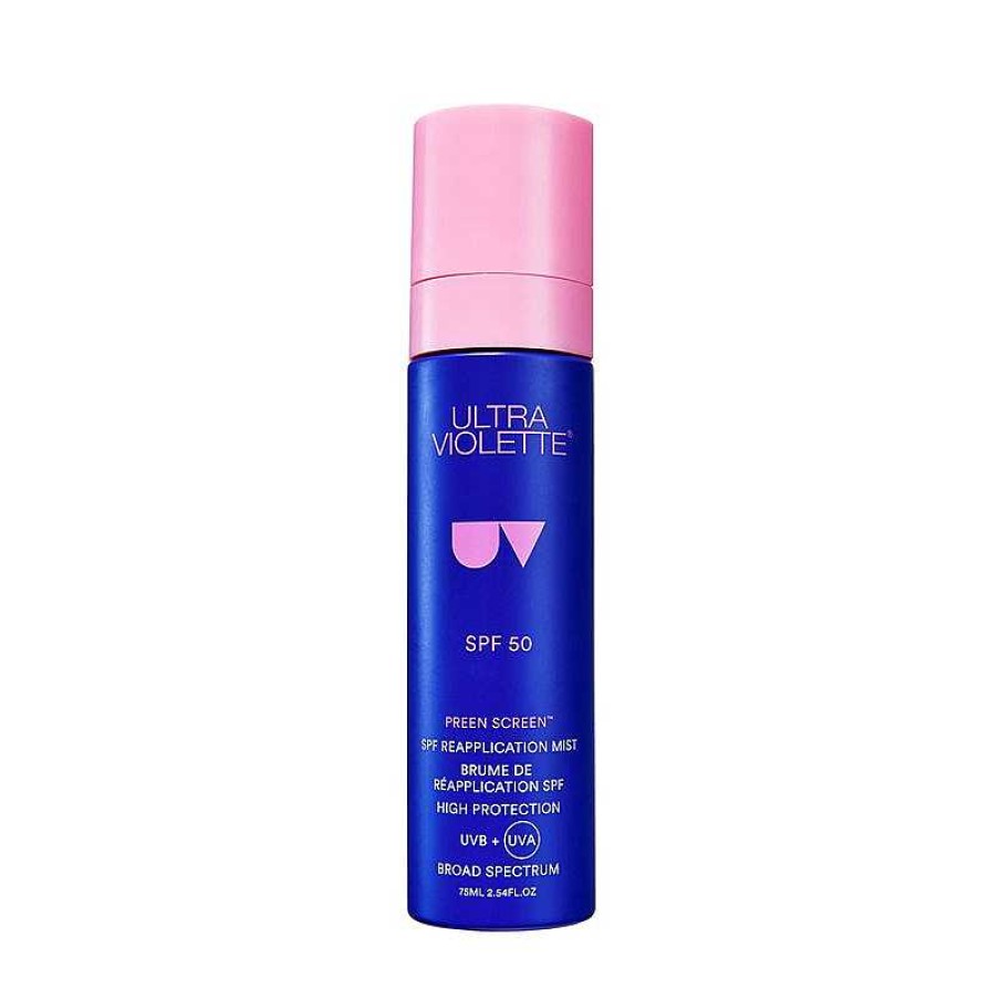 Gesicht ULTRA VIOLETTE Pflege Trockene Haut | Ultra Violette Preen Screen Spf50+ Reapplication Mist