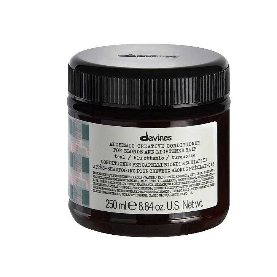 Haare davines | Davines Alchemic Creative Conditioner Teal 250 Ml