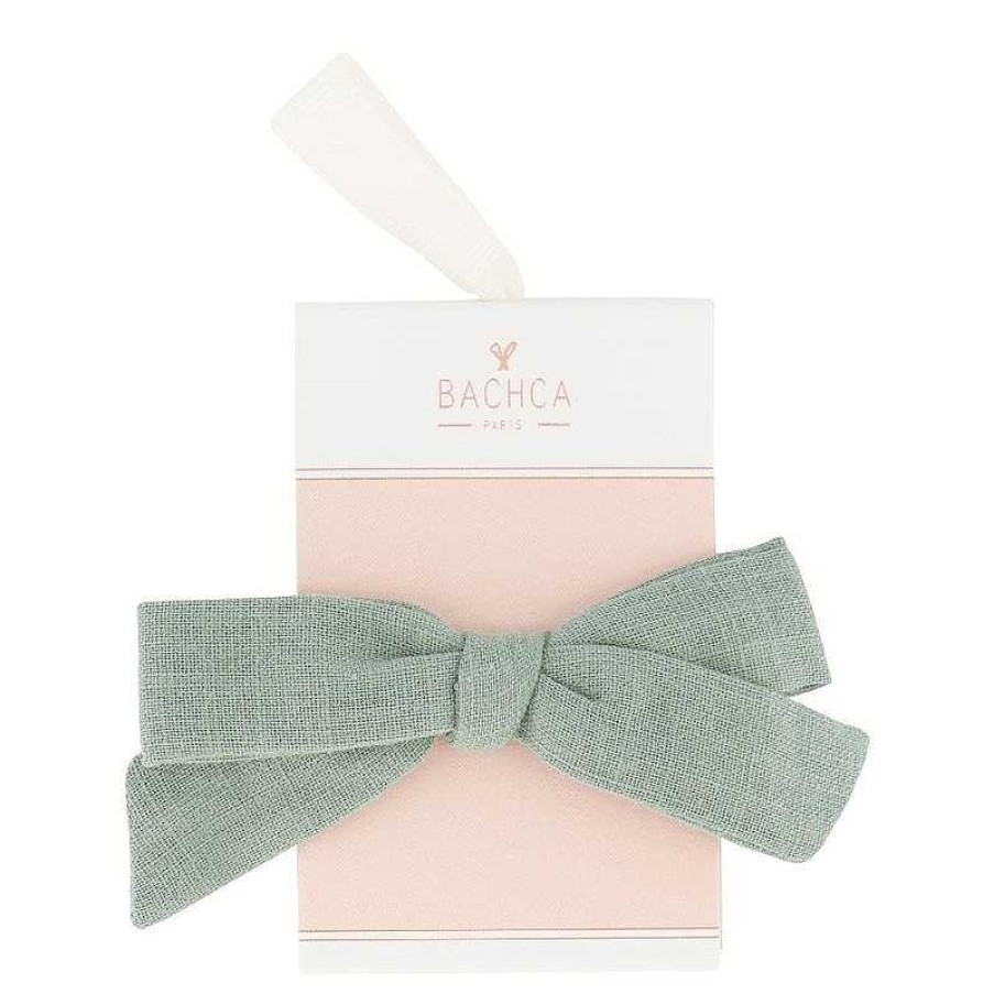 Haare BACHCA | Bachca Clip With Green Fabric Bow - Alice