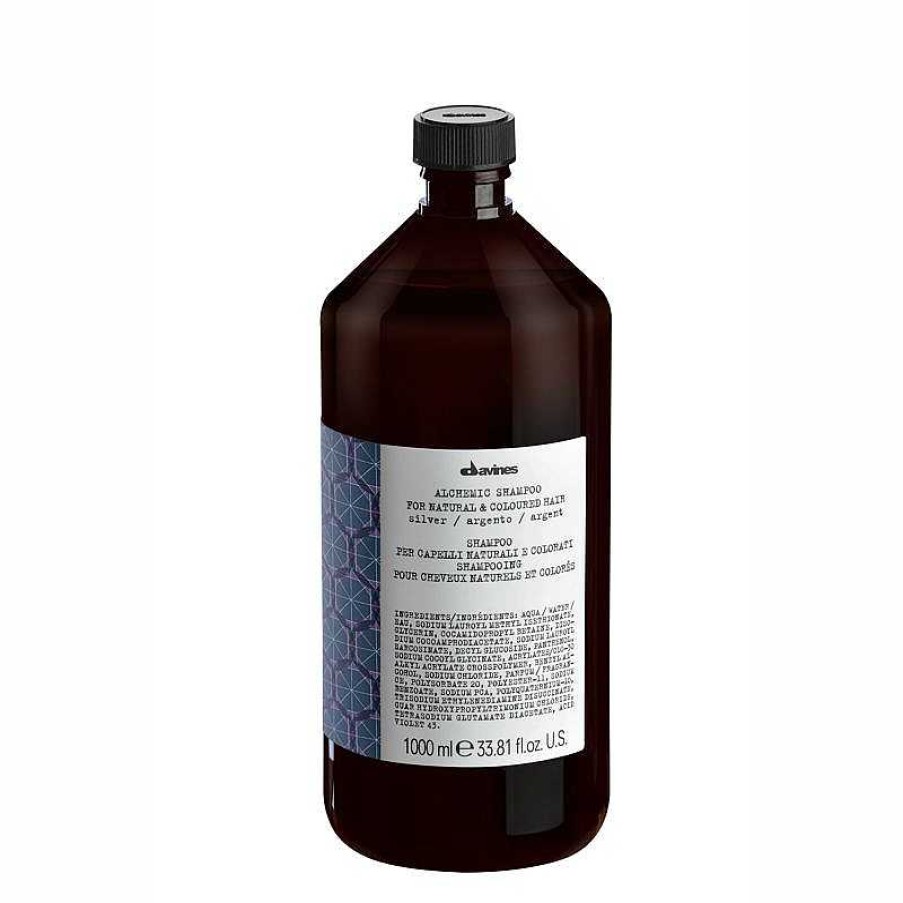 Haare davines | Davines Alchemic Silver Shampoo 1000 Ml