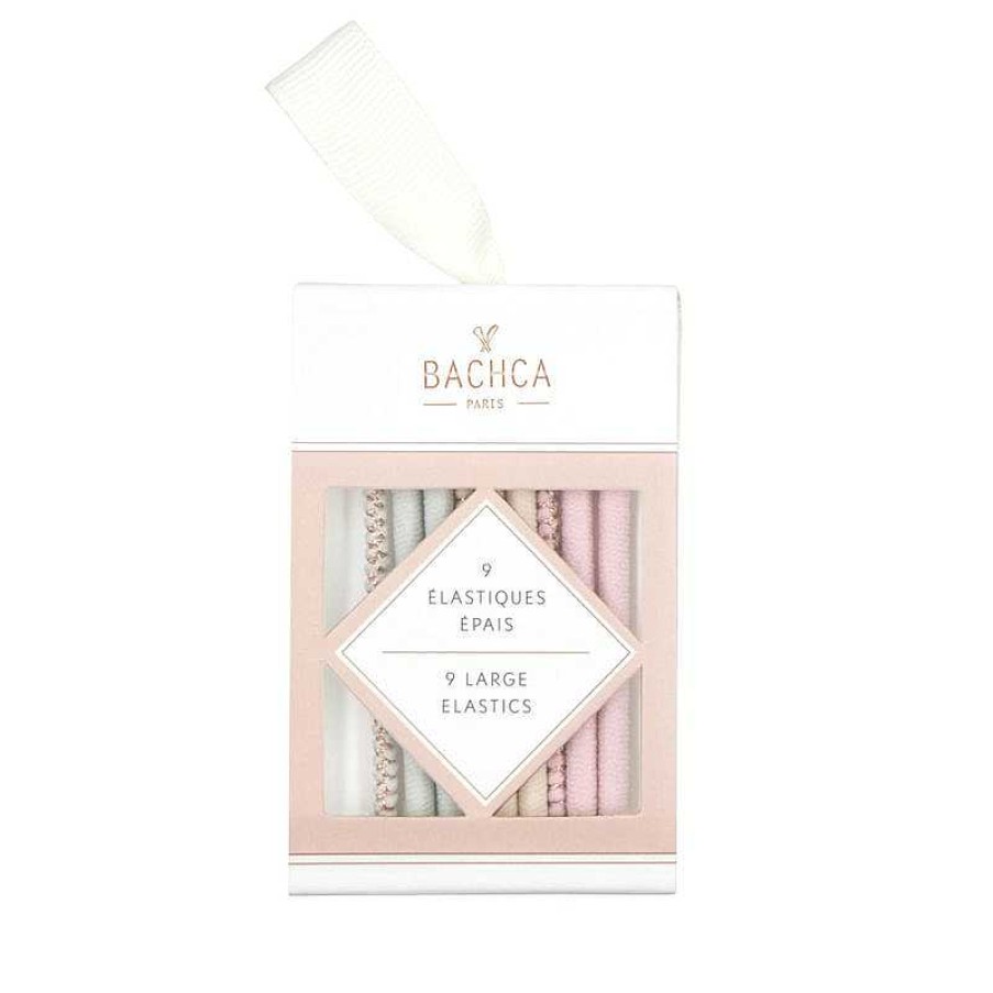 Haare BACHCA | Bachca Large Elastics X9 Pastel-Colored And Lurex - Nora