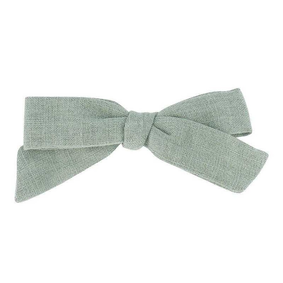 Haare BACHCA | Bachca Clip With Green Fabric Bow - Alice