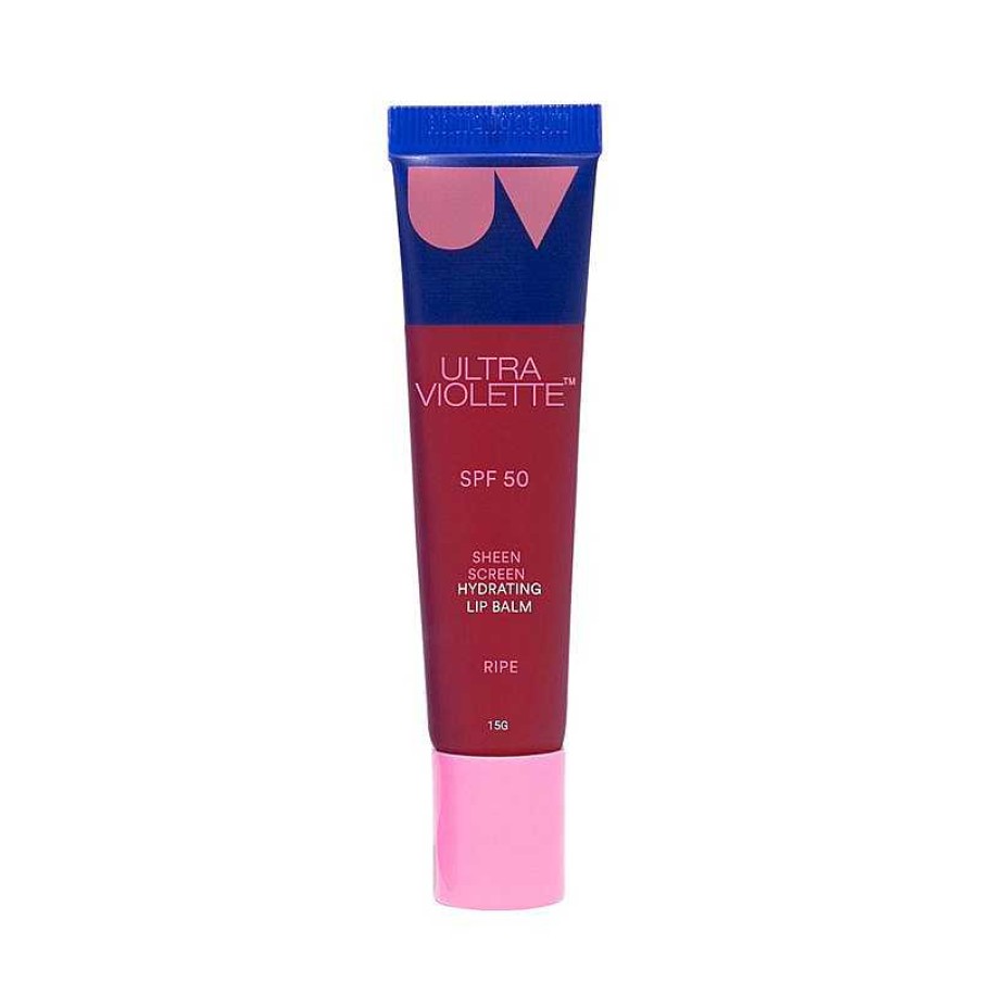 Make Up ULTRA VIOLETTE | Ultra Violette Sheen Screen Hydrating Lip Balm Ripe Spf50