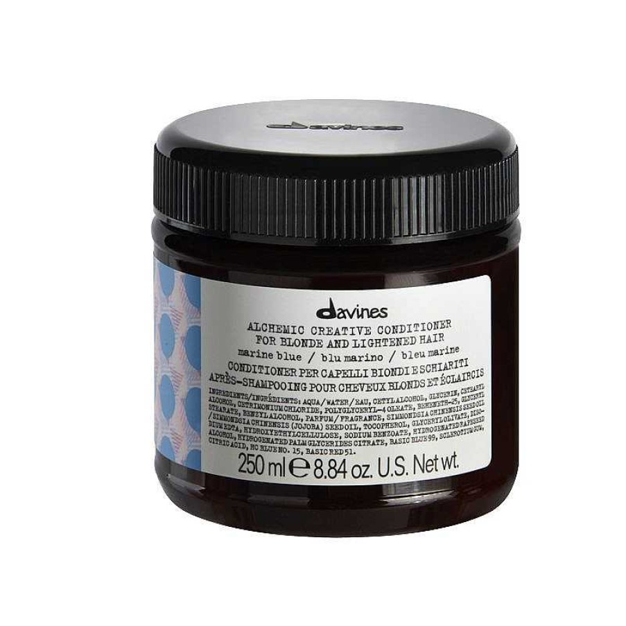 Haare davines | Davines Alchemic Creative Conditioner Marine Blue 250 Ml