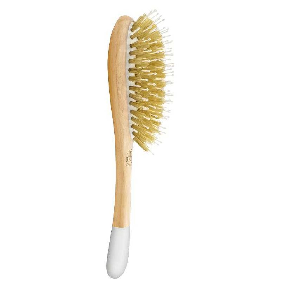 Haare BACHCA | Bachca Wooden Hair Brush - Boar & Nylon Bristles - Small Size