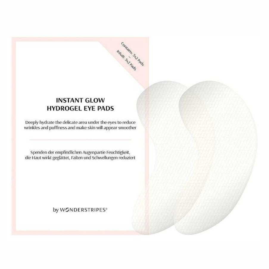 Gesicht Wonderstripes Pflege Trockene Haut | Wonderstripes Instant Glow Hydrogel Eye Pads (5 X 2 Pads)