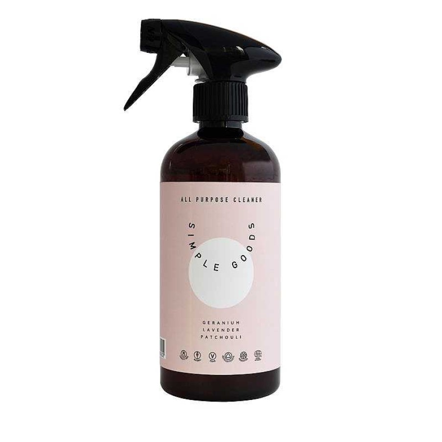 Living Simple Goods | Simple Goods All Purpose Cleaner Spray - Geranium, Lavender Und Patchouli