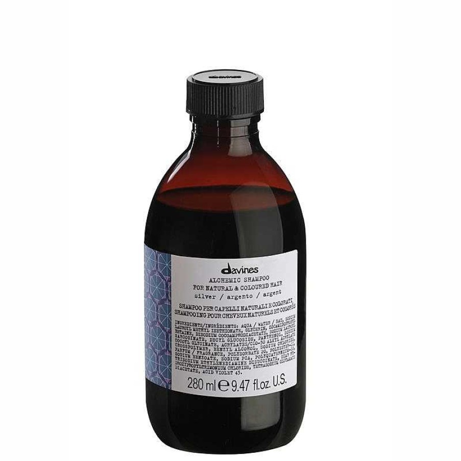 Haare davines | Davines Alchemic Silver Shampoo 280 Ml