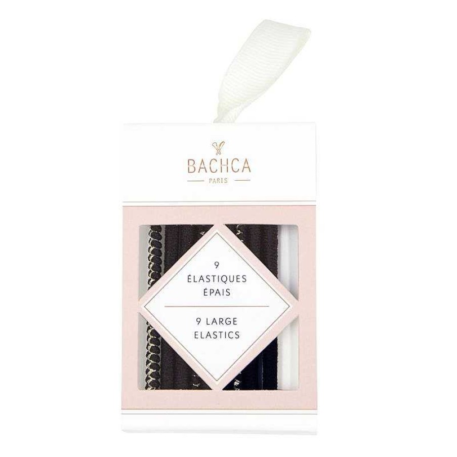 Haare BACHCA | Bachca Large Elastics X9 Black And Lurex - Nora