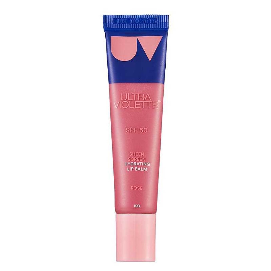 Make Up ULTRA VIOLETTE | Ultra Violette Sheen Screen Hydrating Lip Balm Rose Spf50