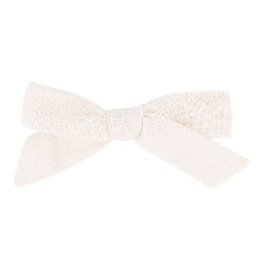 Haare BACHCA | Bachca Clip With Cream Fabric Bow - Alice